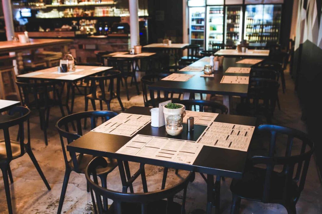 Restaurant menu